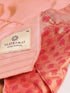 Dogs' Pink Printed Flared Frock With Attached Bow